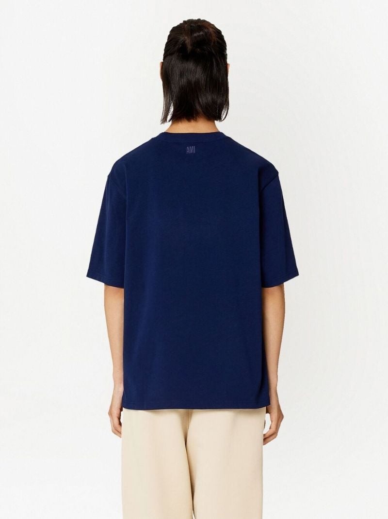Navy Ami De Coeur Short-sleeve T-shirt