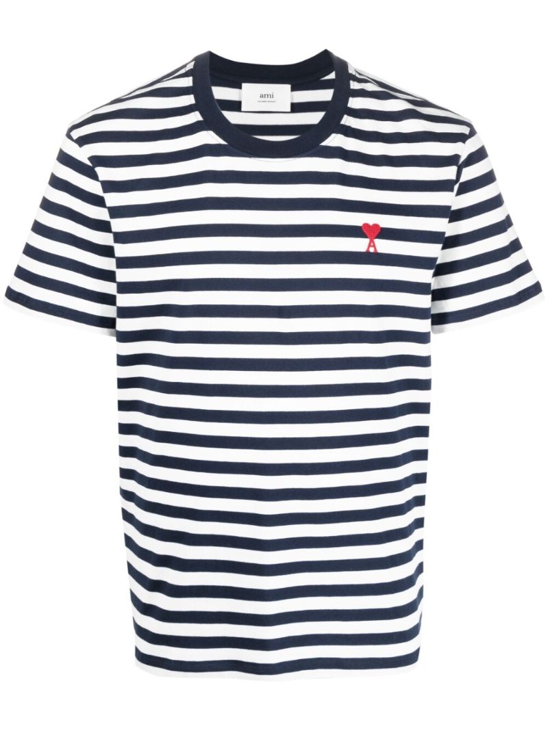 Blue and White Ami De Coeur T-shirt
