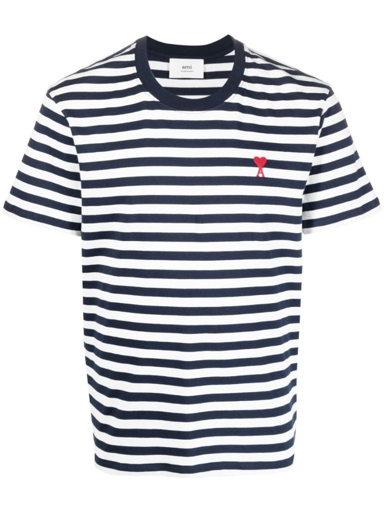 Blue and White Ami De Coeur T-shirt