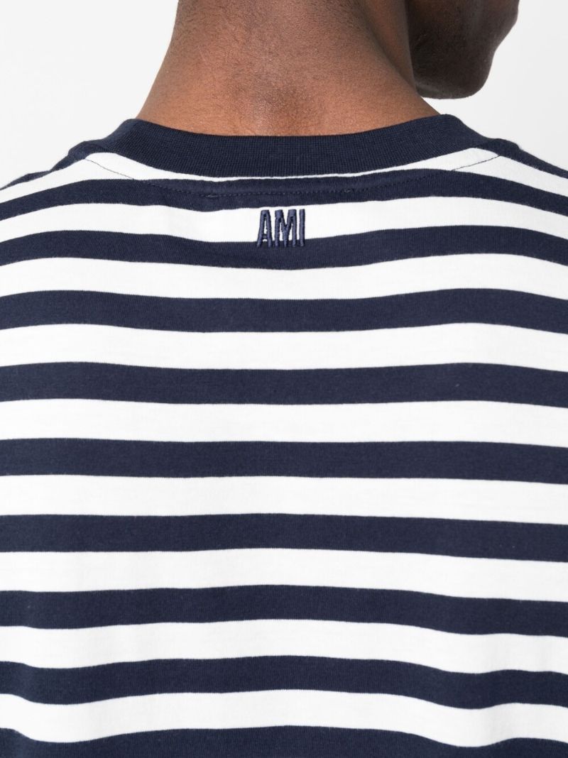 Blue and White Ami De Coeur T-shirt
