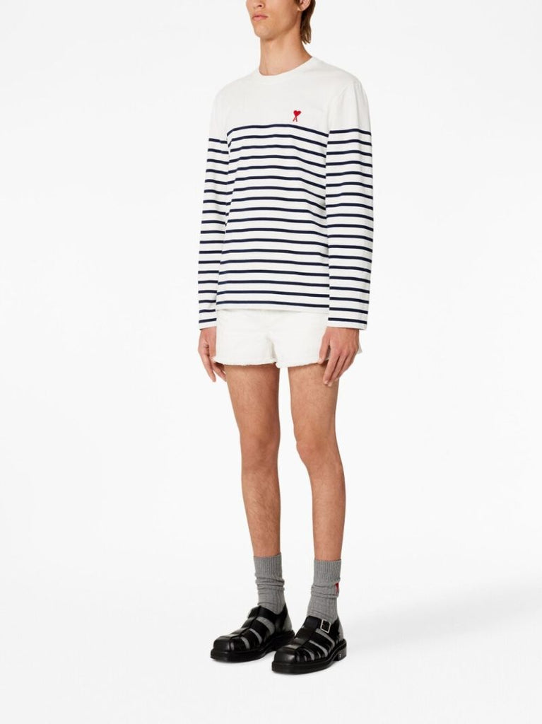 Blue Ami De Coeur Breton Stripe T-shirt