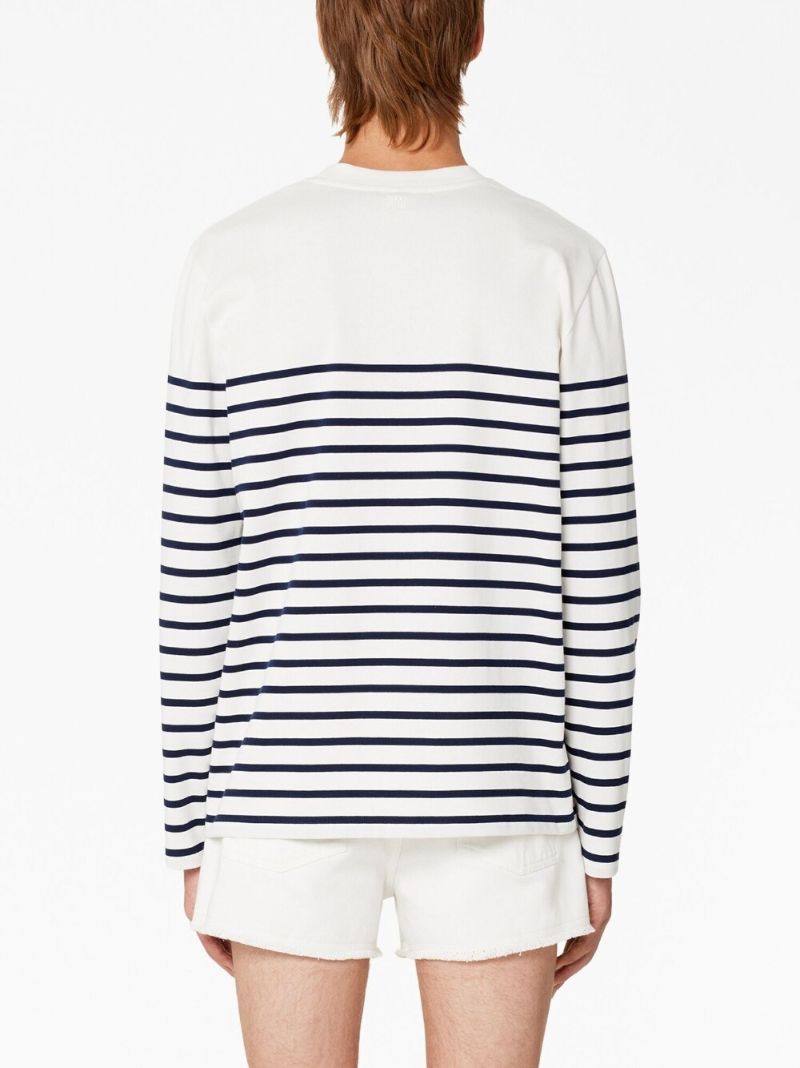 Blue Ami De Coeur Breton Stripe T-shirt