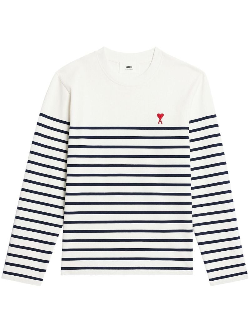 Blue Ami De Coeur Breton Stripe T-shirt