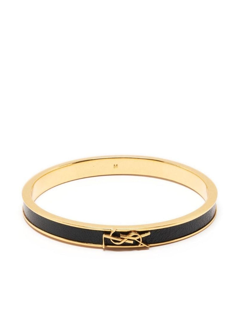 Black Opyum Logo Plaque Bangle