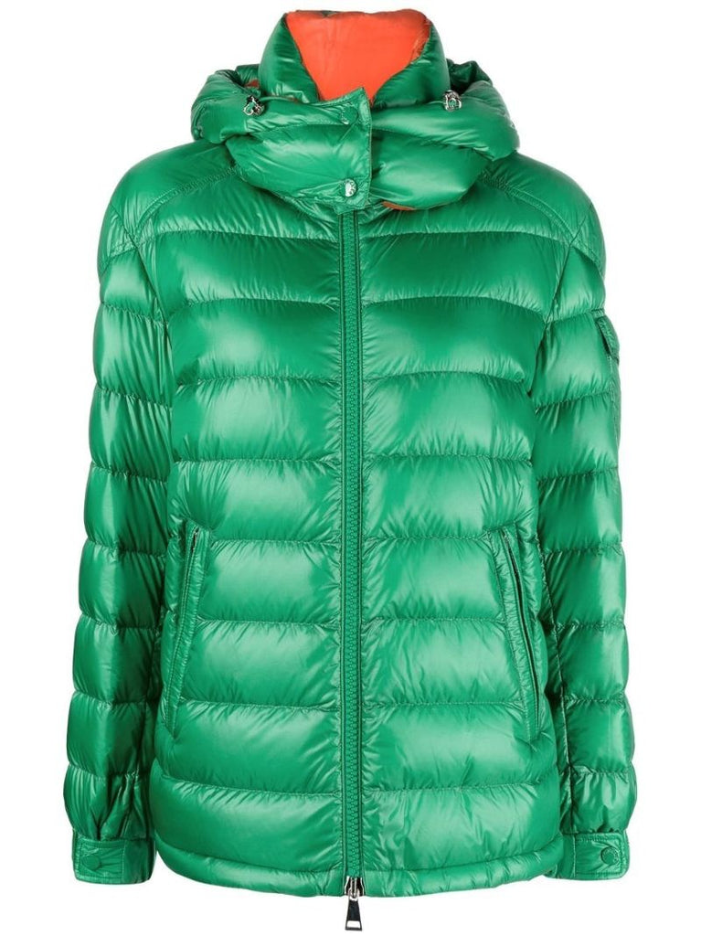 Green Dalles Hooded Puffer Jacket