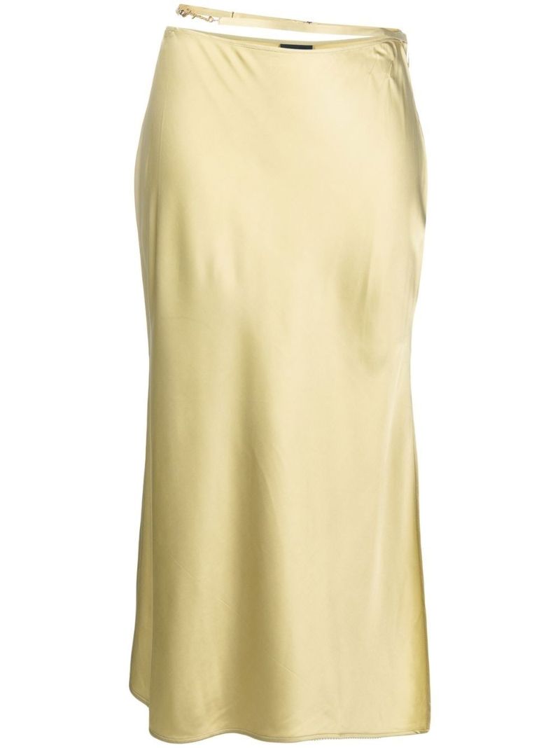 Green La Jupe Notte Midi Skirt