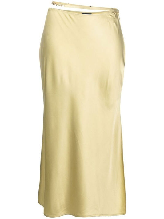 Green La Jupe Notte Midi Skirt