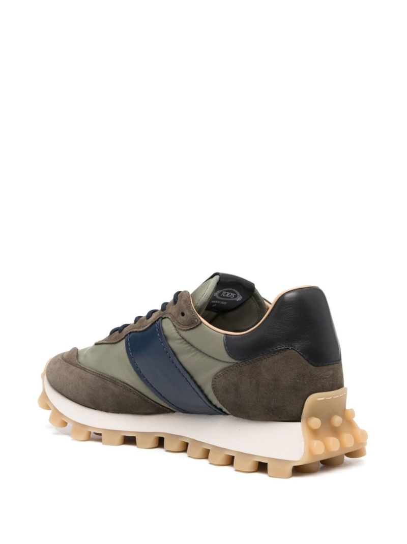 Green 1t Panelled Low-top Sneakers