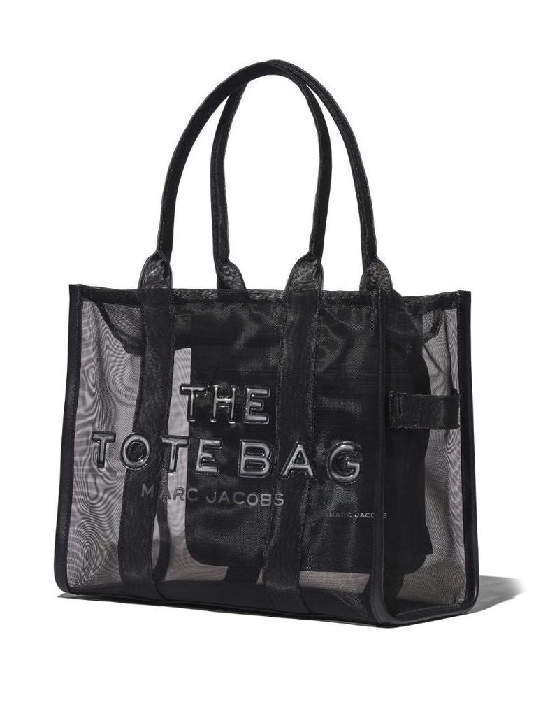 Black Large the Mesh Tote Bag