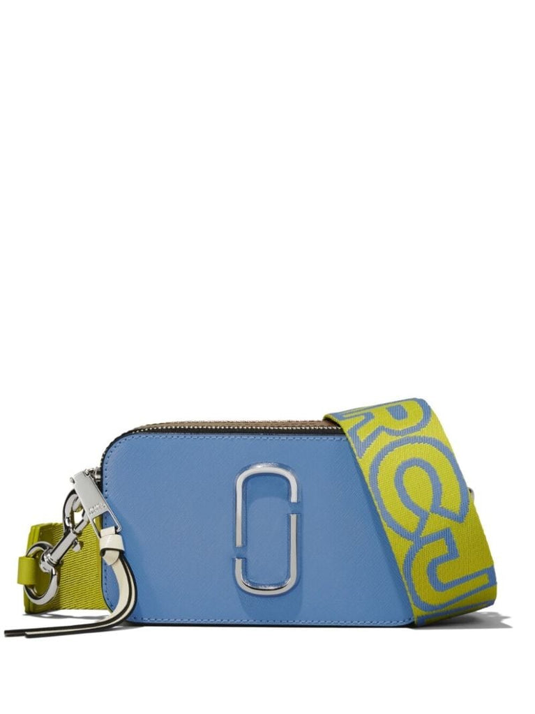 Blue Snapshot Leather Cross Body Bag
