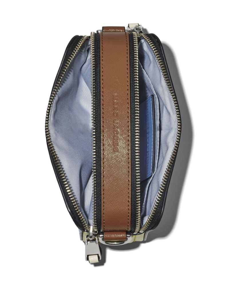 Blue Snapshot Leather Cross Body Bag