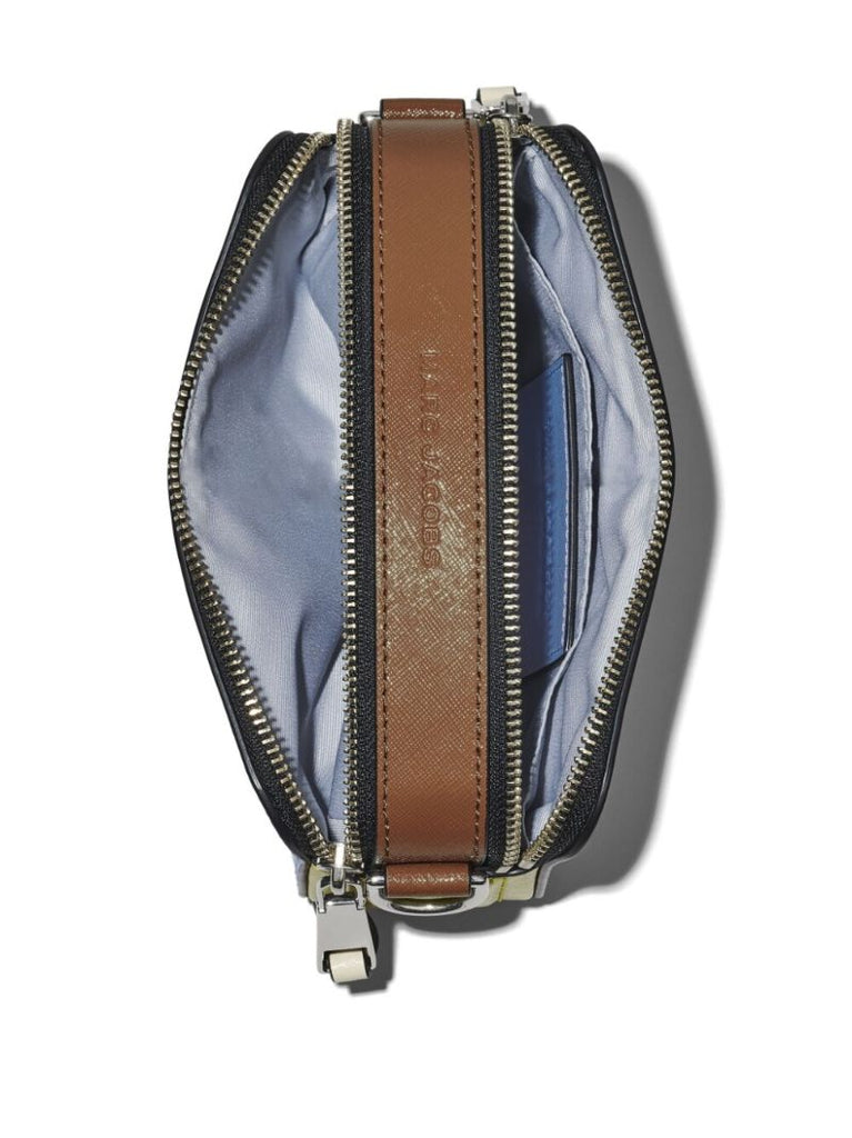 Blue Snapshot Leather Cross Body Bag
