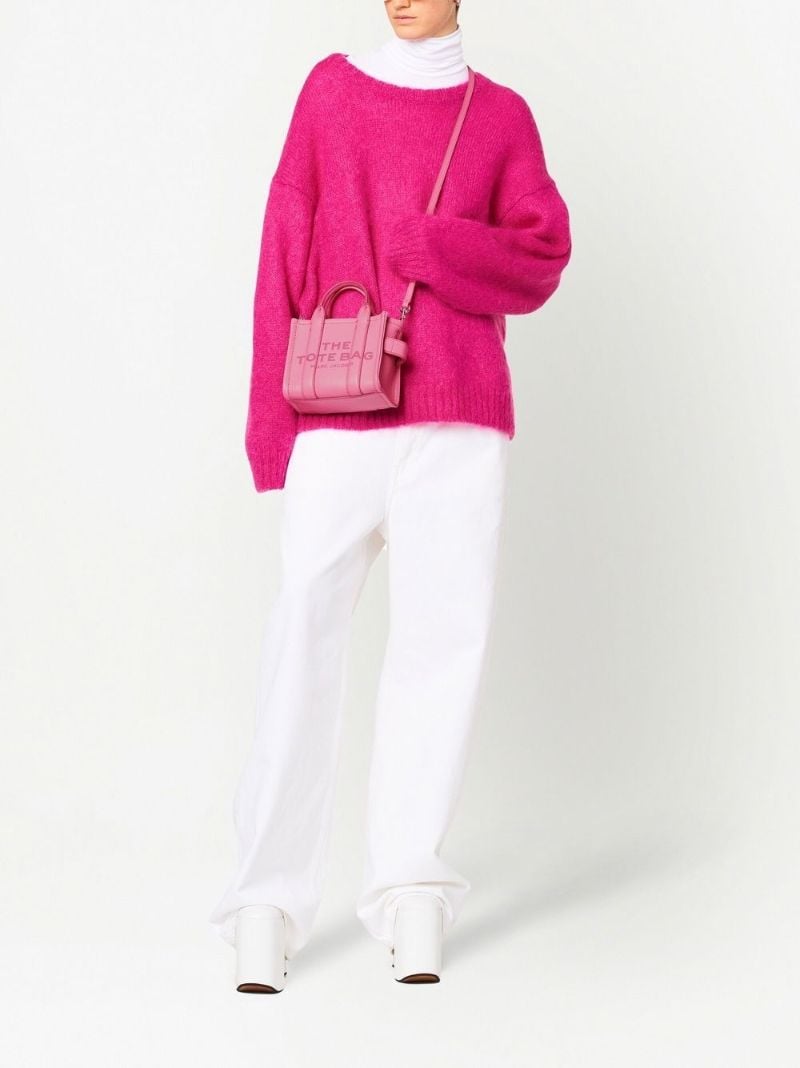 Pink the Leather Micro Tote Bag