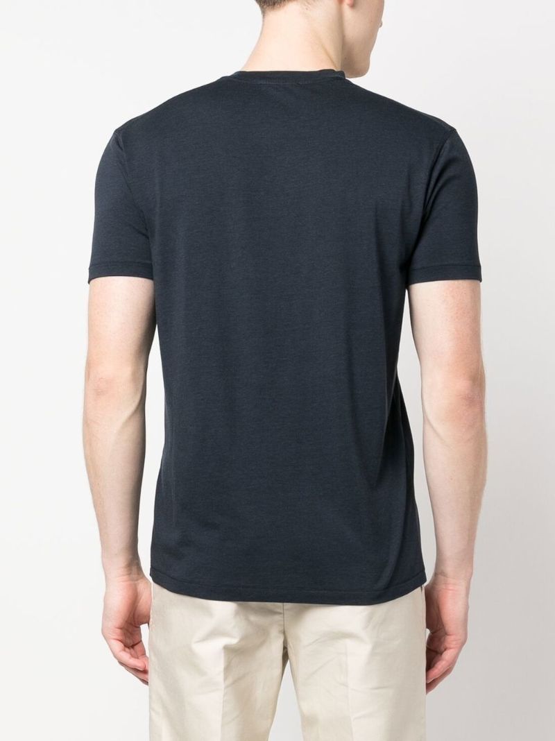 Blue Crew Neck T-shirt