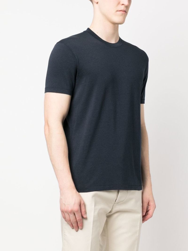 Blue Crew Neck T-shirt