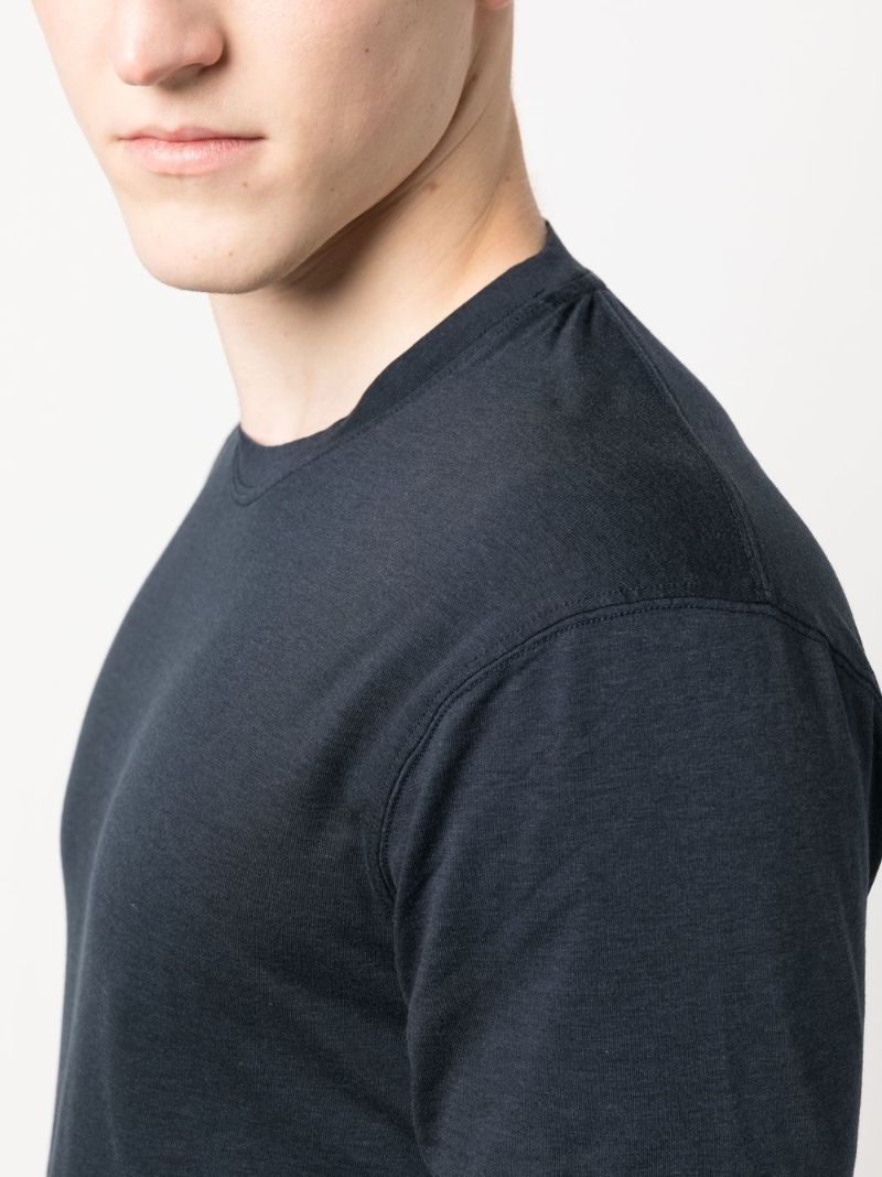 Blue Crew Neck T-shirt