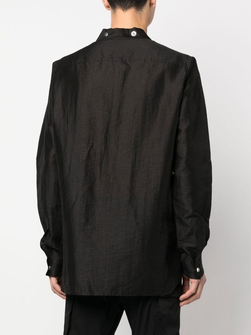 Black Larry Linen Shirt