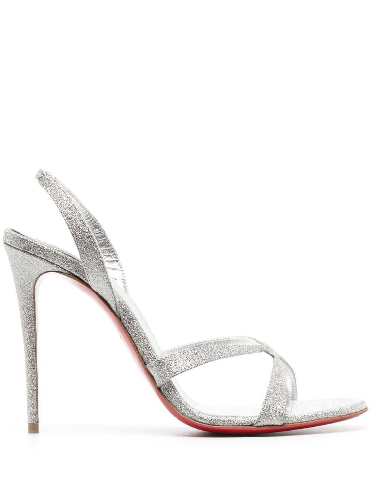 Silver-tone Metallic 115 Sandals