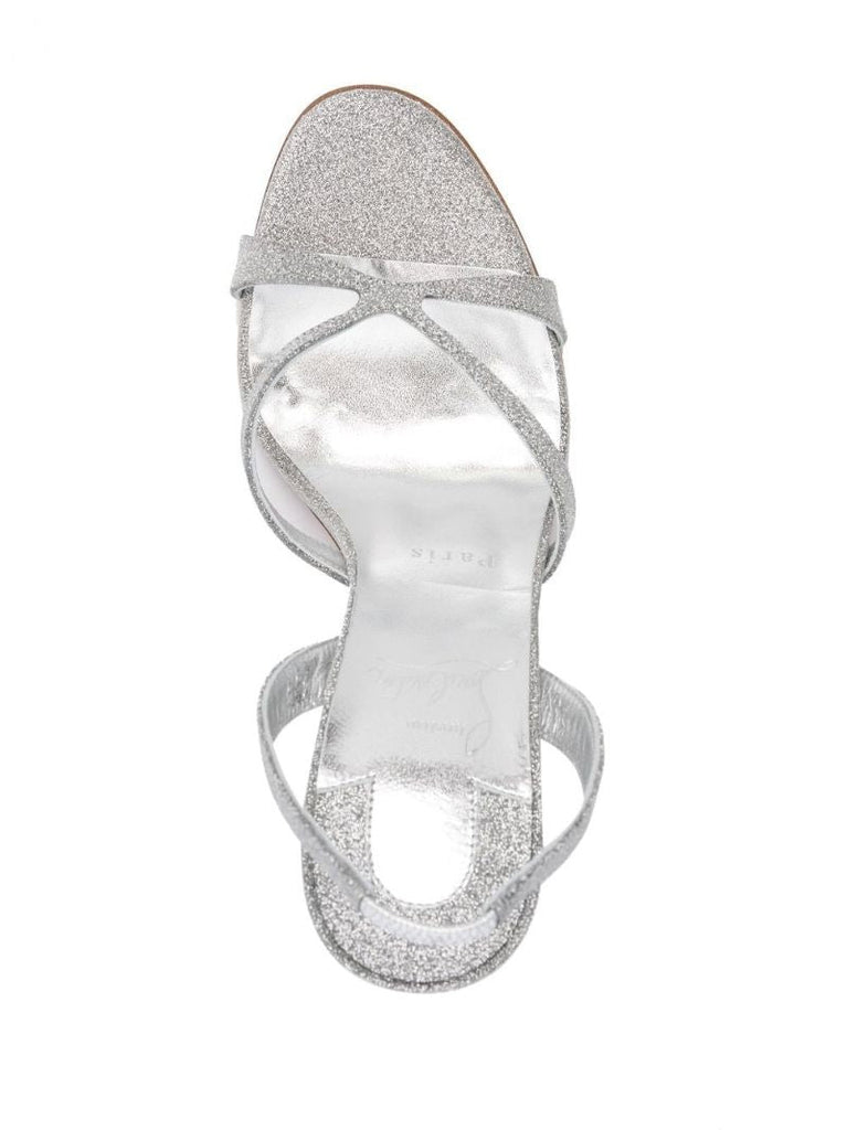 Silver-tone Metallic 115 Sandals