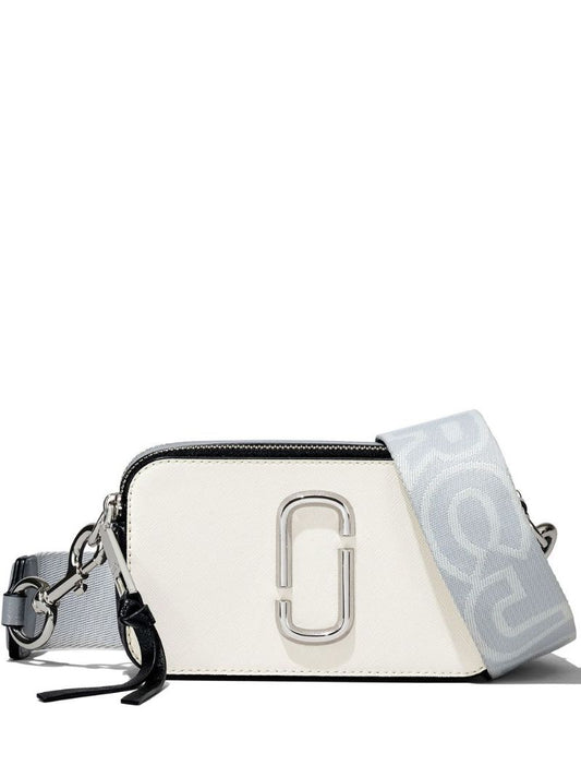 White the Snapshot Leather Cross Body Bag