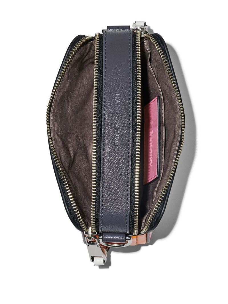 Pink Snapshot Leather Cross Body Bag