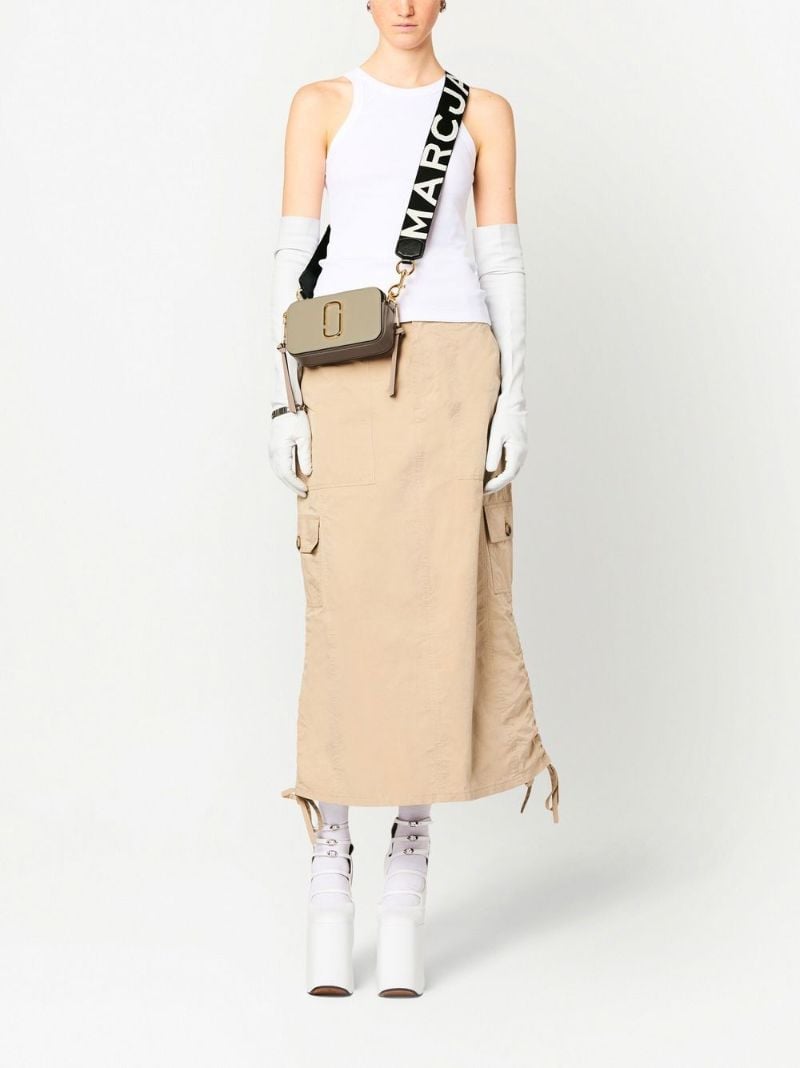 Neutral Colourblock Snapshot Cross Body Bag