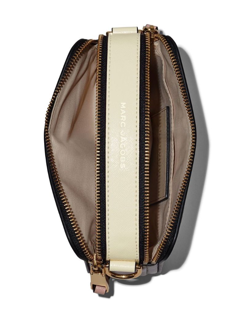 Neutral Colourblock Snapshot Cross Body Bag