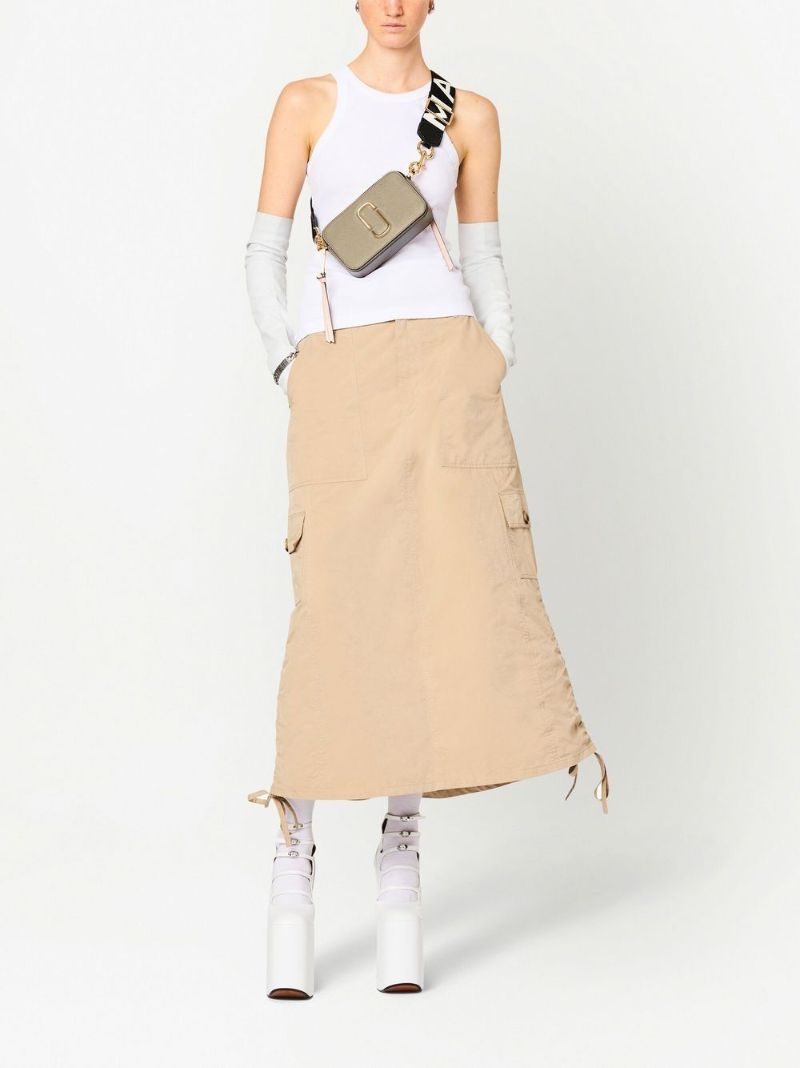 Neutral Colourblock Snapshot Cross Body Bag