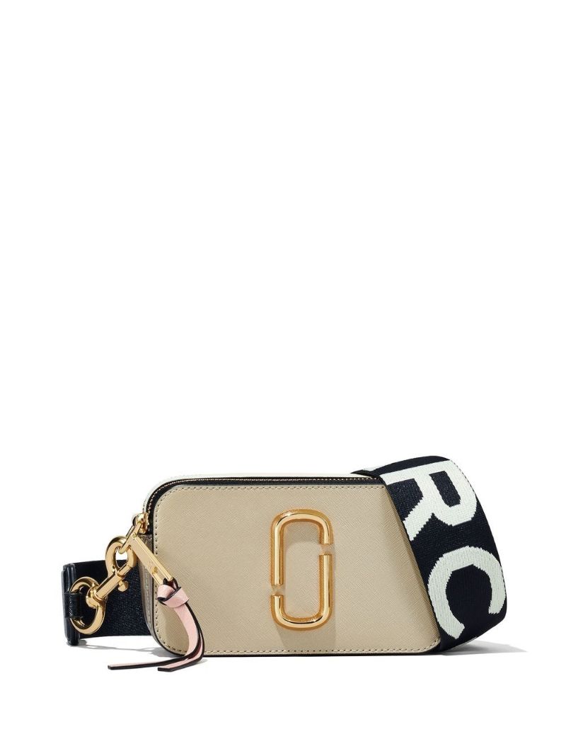 Neutral Colourblock Snapshot Cross Body Bag