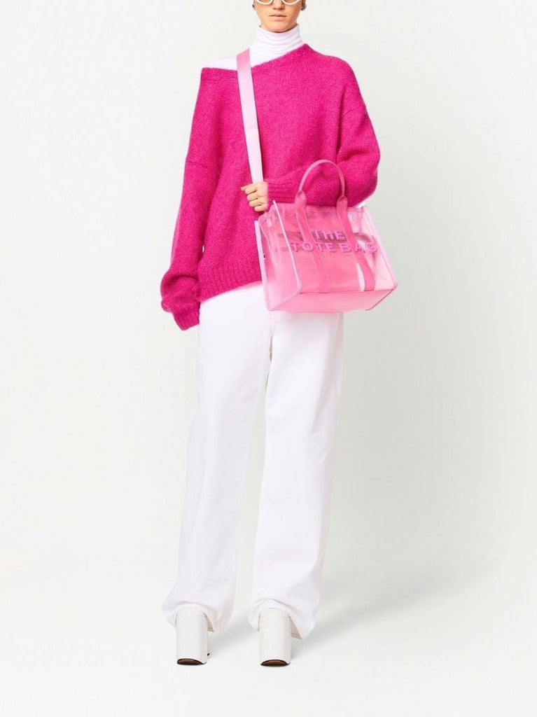 Pink Medium the Mesh Tote Bag