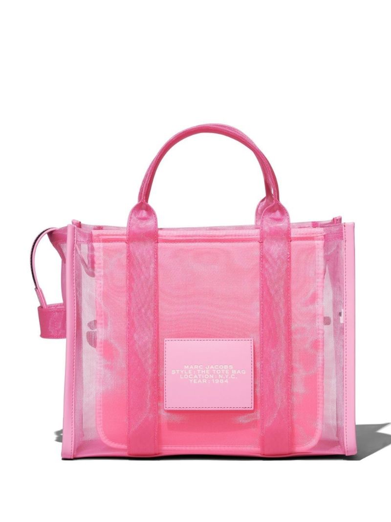 Pink Medium the Mesh Tote Bag
