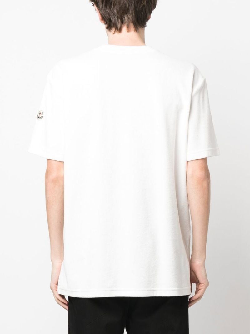 White Embroidered Logo T-shirt