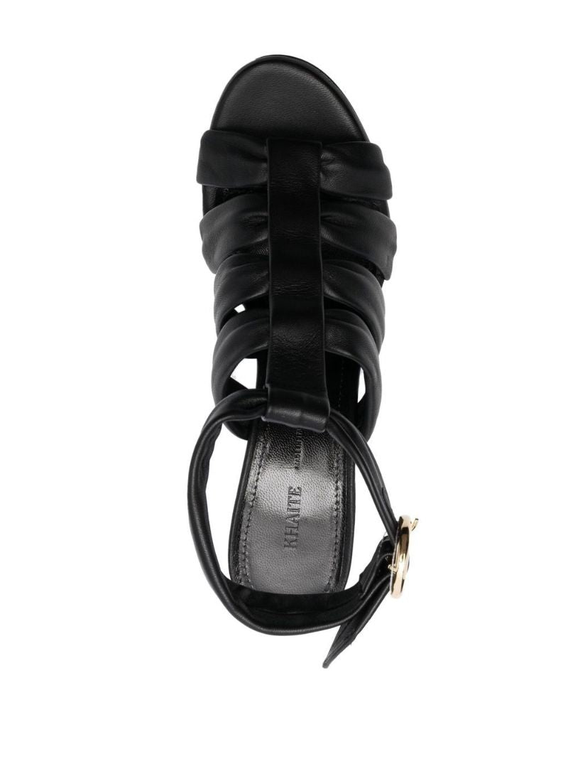 Black the Perth 85 Leather Sandals