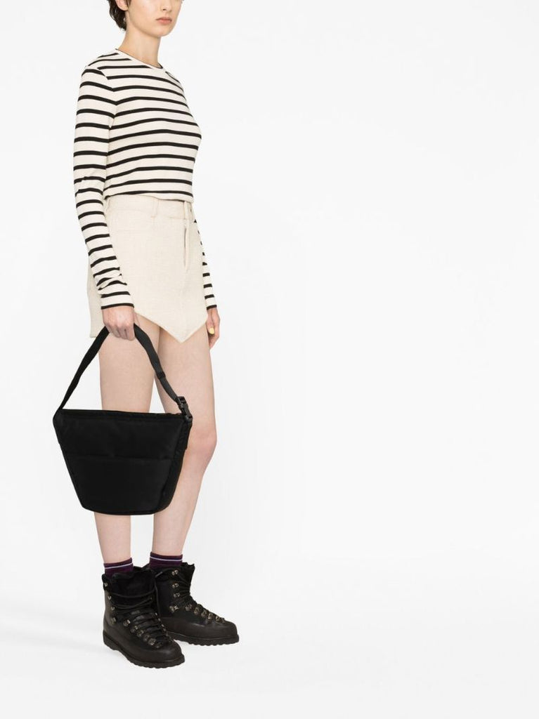 Neutral Striped Cotton Top