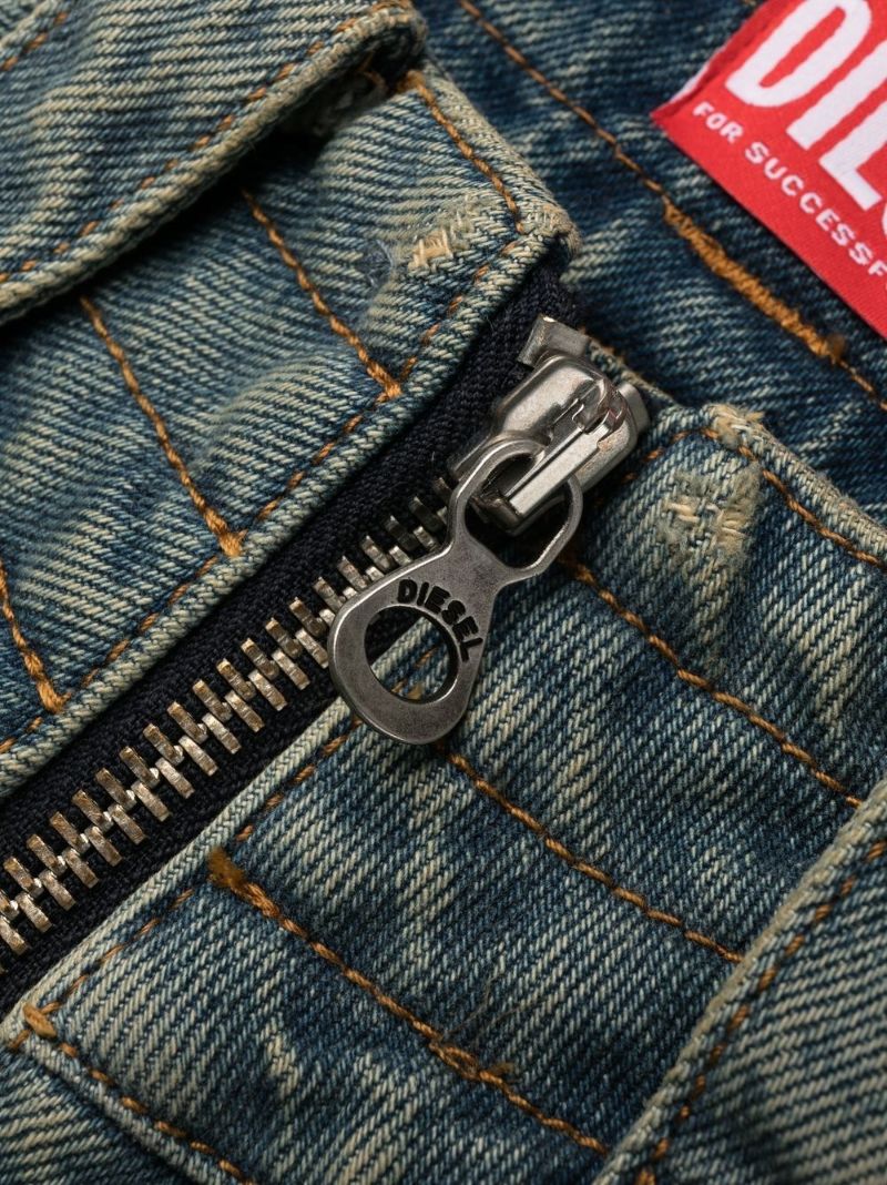 Blue Low-rise Jeans