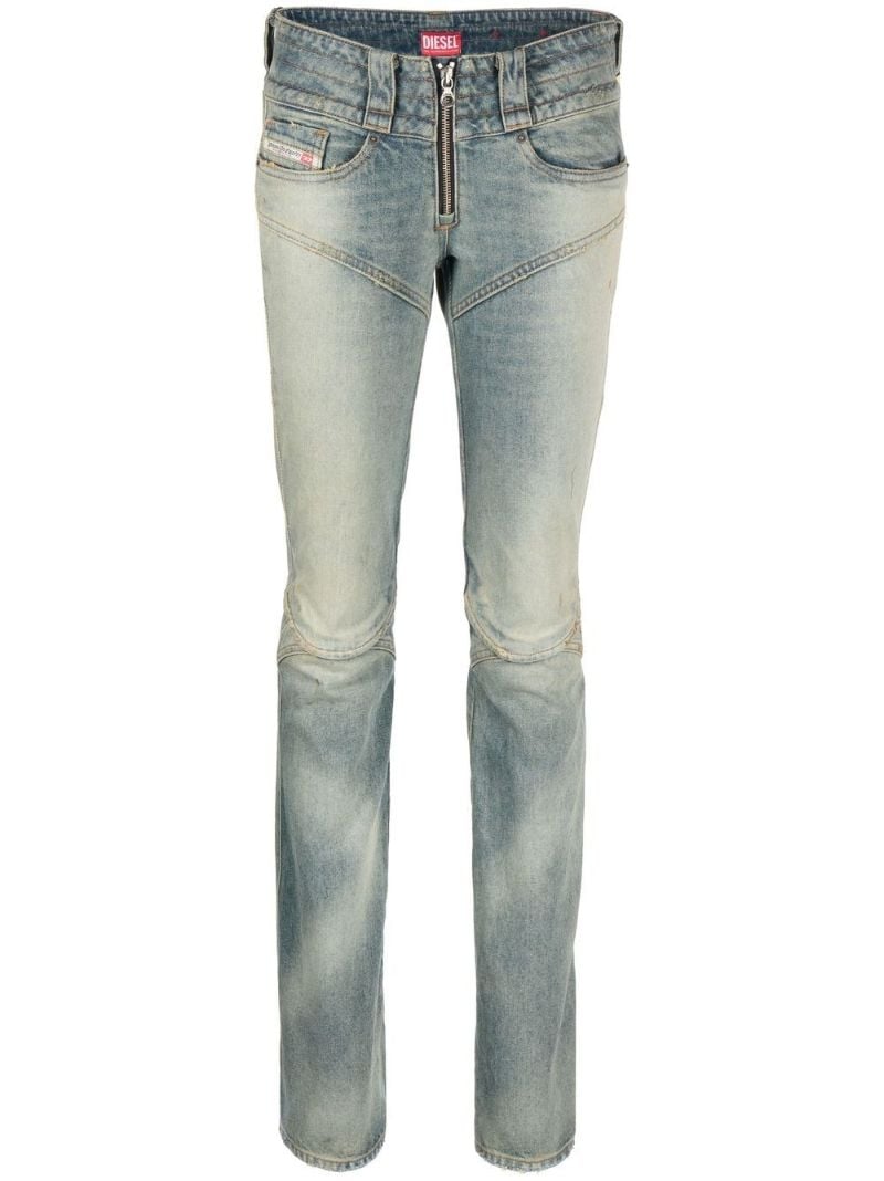 Blue D-belty-fsc Flared Jeans