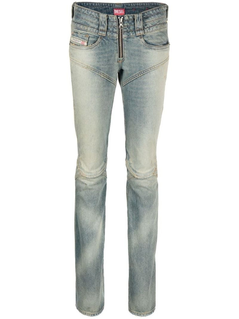 Blue D-belty-fsc Flared Jeans