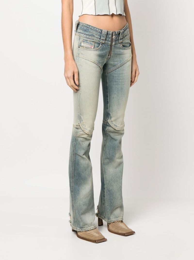 Blue Low-rise Jeans