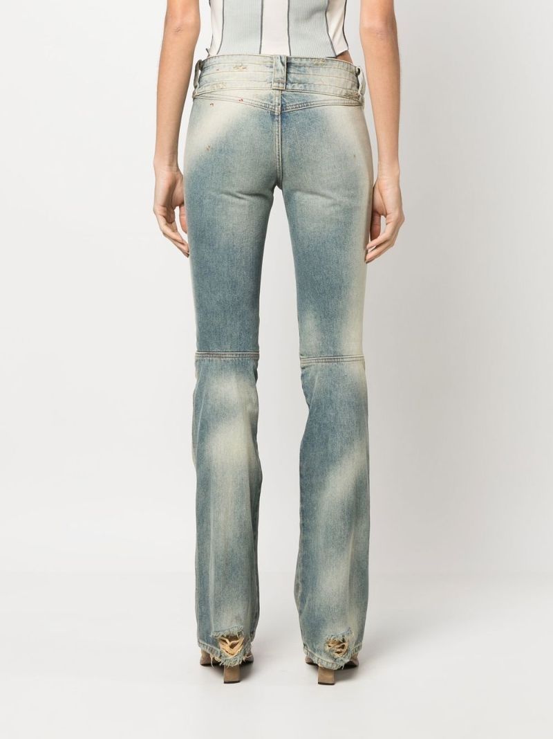 Blue Low-rise Jeans