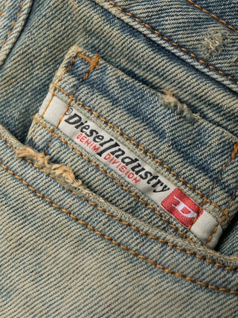 Blue D-belty-fsc Flared Jeans
