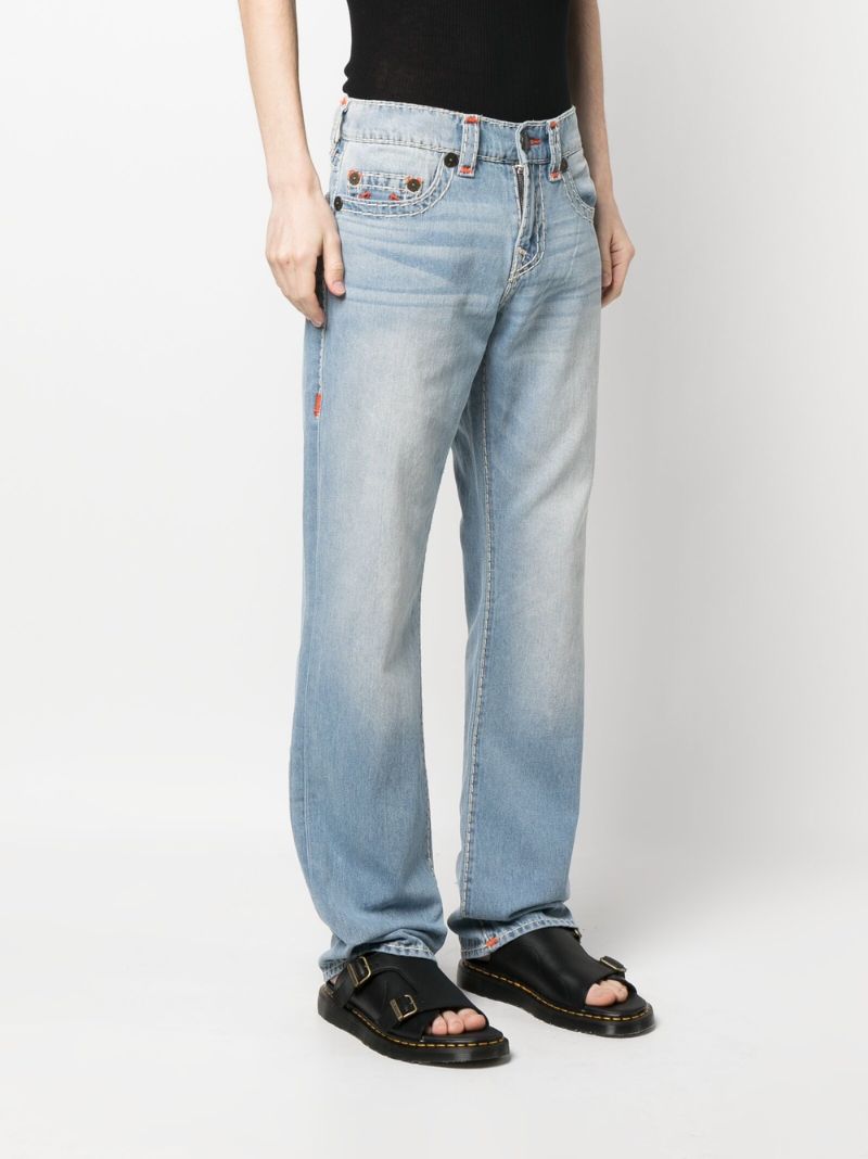 Blue Ricky Super T Straight Jeans