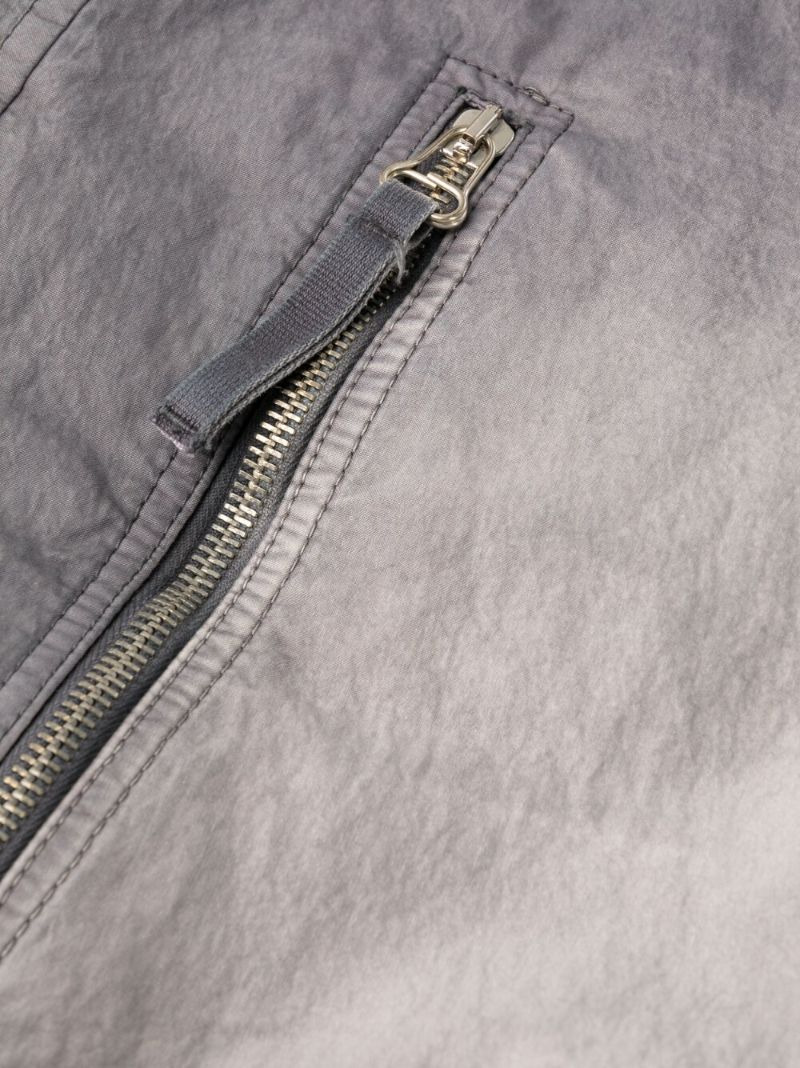 Grey Wide-legged Panelled Trousers