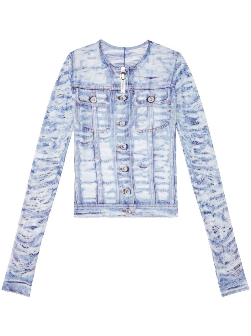 Blue T-clauzi Tie-dye T-shirt