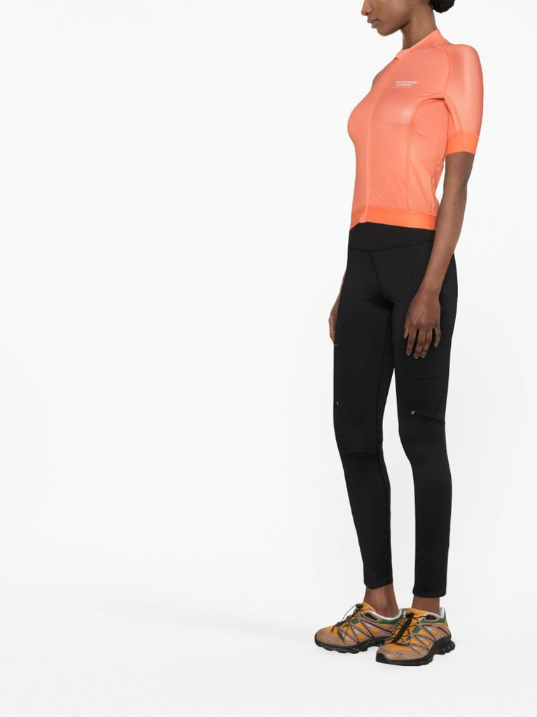 Orange Mechanism Cycling Jersey Top