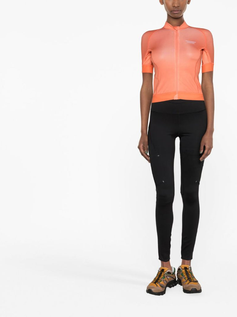 Orange Mechanism Cycling Jersey Top