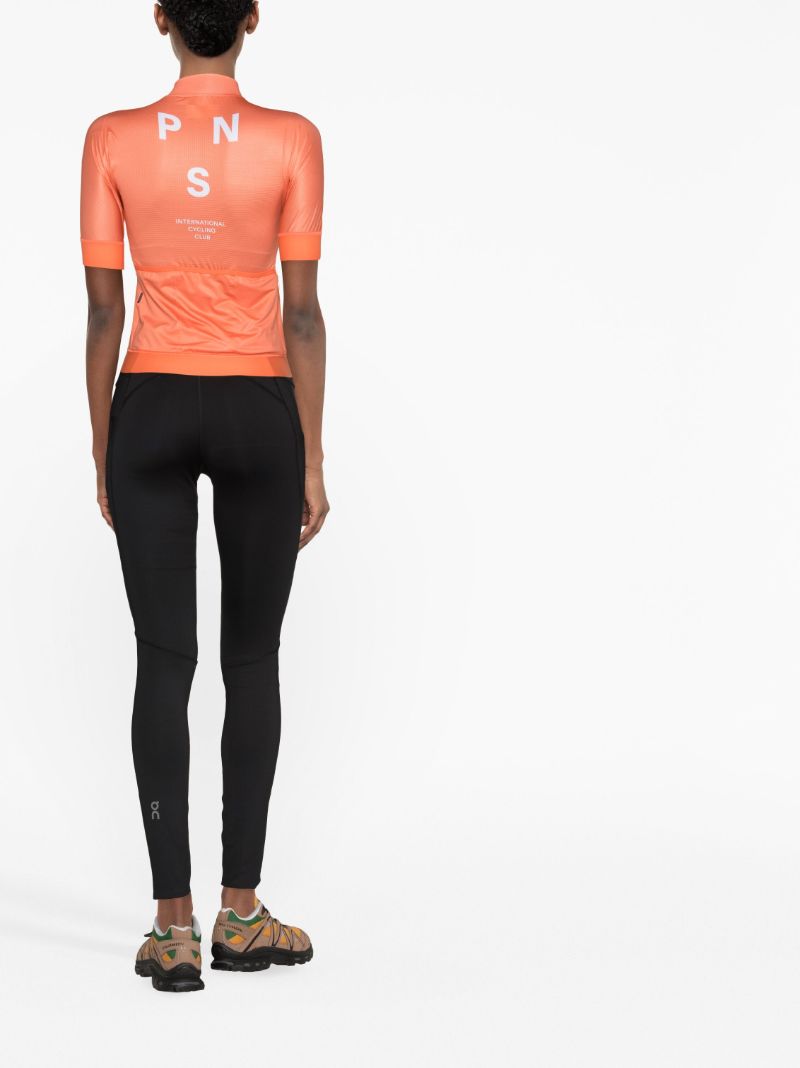 Orange Mechanism Cycling Jersey Top