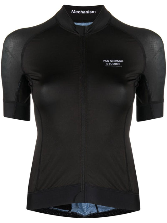 Black Mechanism Cycling Jersey