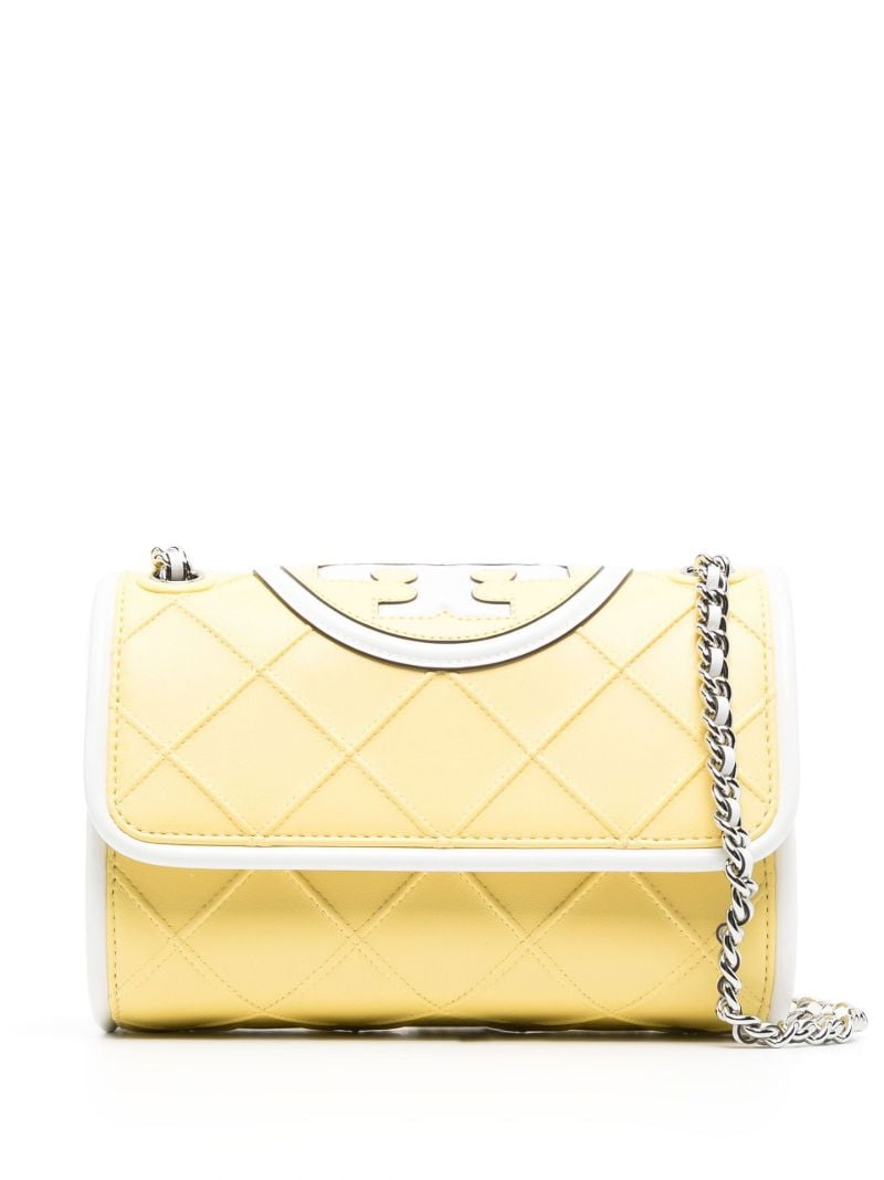 Yellow Fleming Leather Cross Body Bag