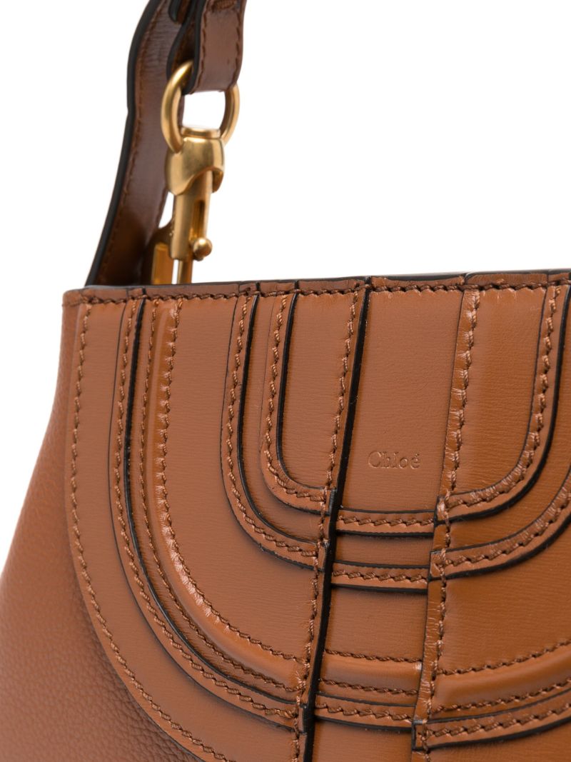 Brown Marcie Leather Shoulder Bag