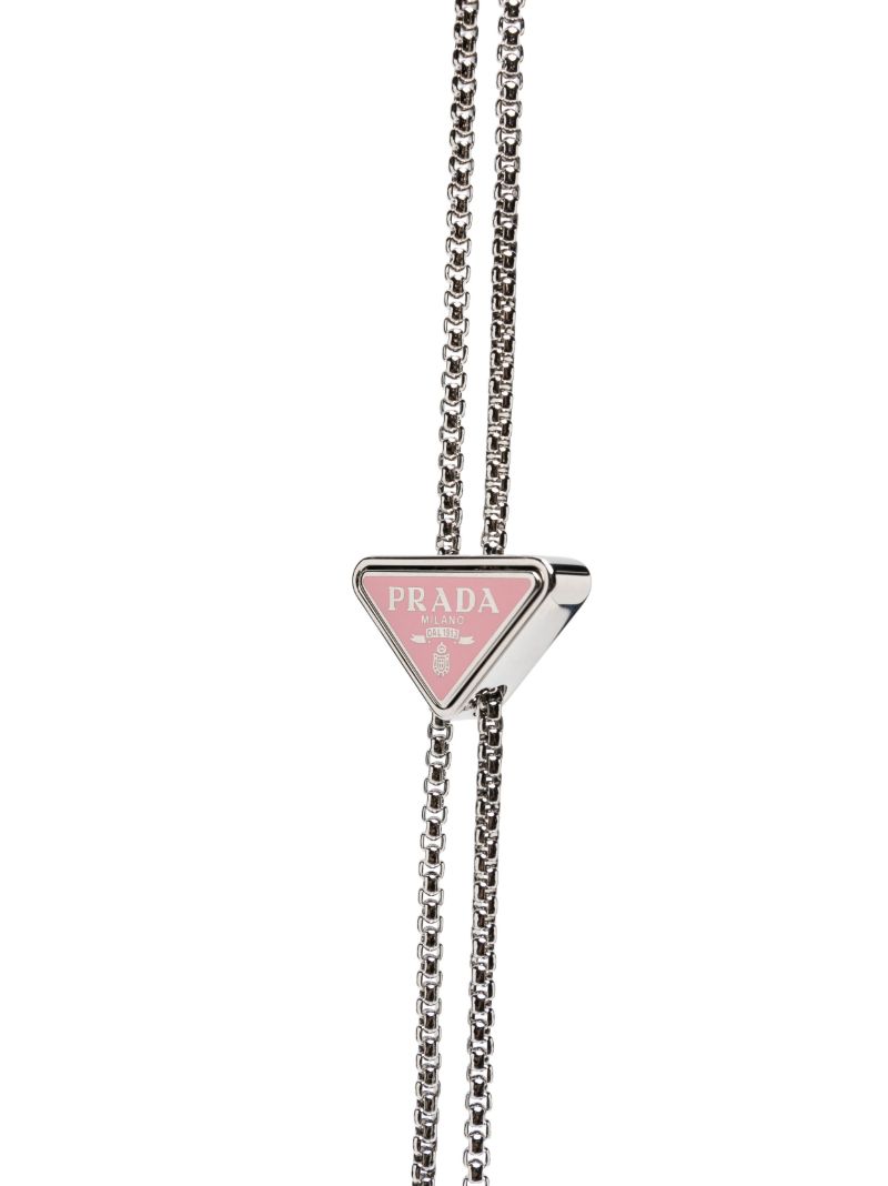 Pink  Logo Plaque Cross Body Bag